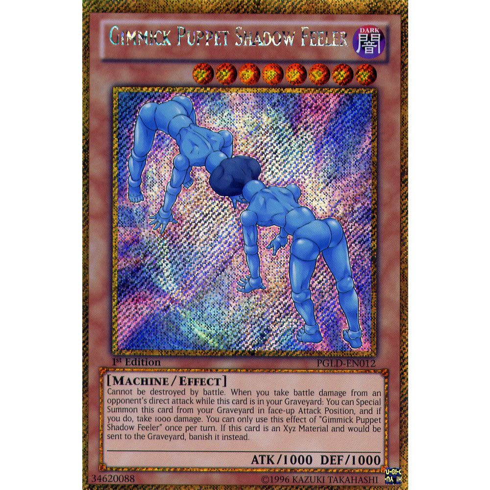 Gimmick Puppet Shadow Feeler PGLD-EN012 Yu-Gi-Oh! Card from the Premium Gold Set