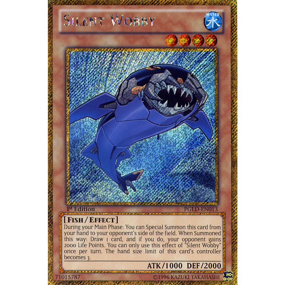 Silent Wobby PGLD-EN013 Yu-Gi-Oh! Card from the Premium Gold Set