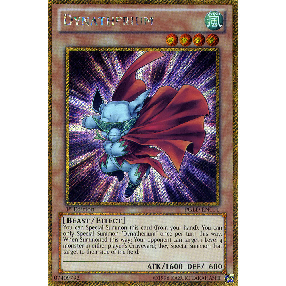 Dynatherium PGLD-EN014 Yu-Gi-Oh! Card from the Premium Gold Set