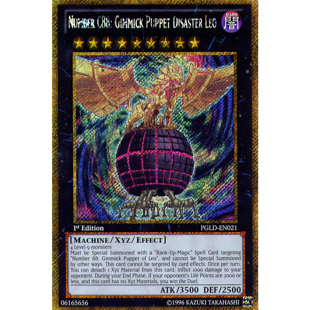 Number C88: Gimmick Puppet Disaster Leo PGLD-EN021 Yu-Gi-Oh! Card from the Premium Gold Set