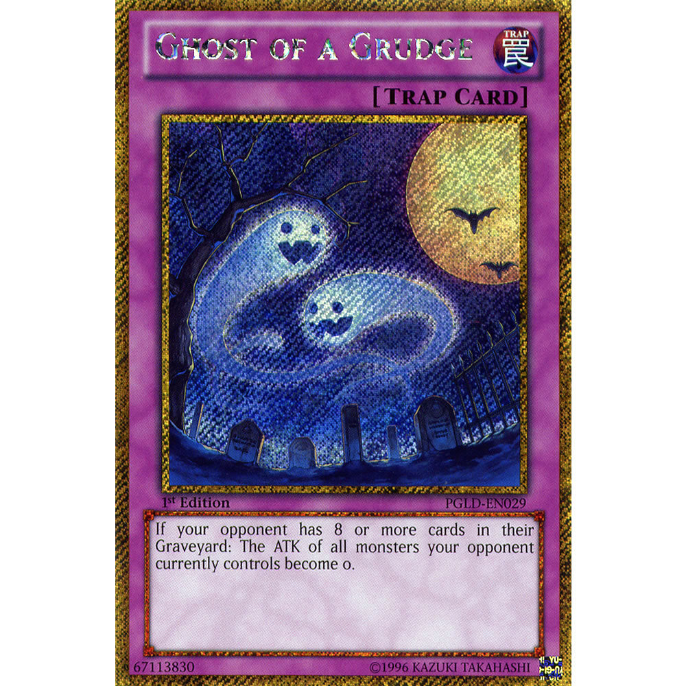 Ghost of a Grudge PGLD-EN029 Yu-Gi-Oh! Card from the Premium Gold Set