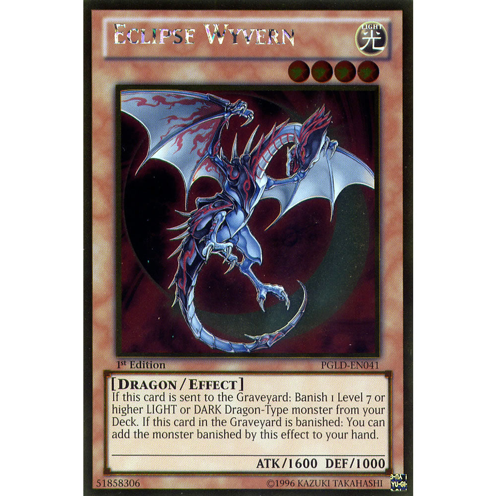 Eclipse Wyvern PGLD-EN041 Yu-Gi-Oh! Card from the Premium Gold Set