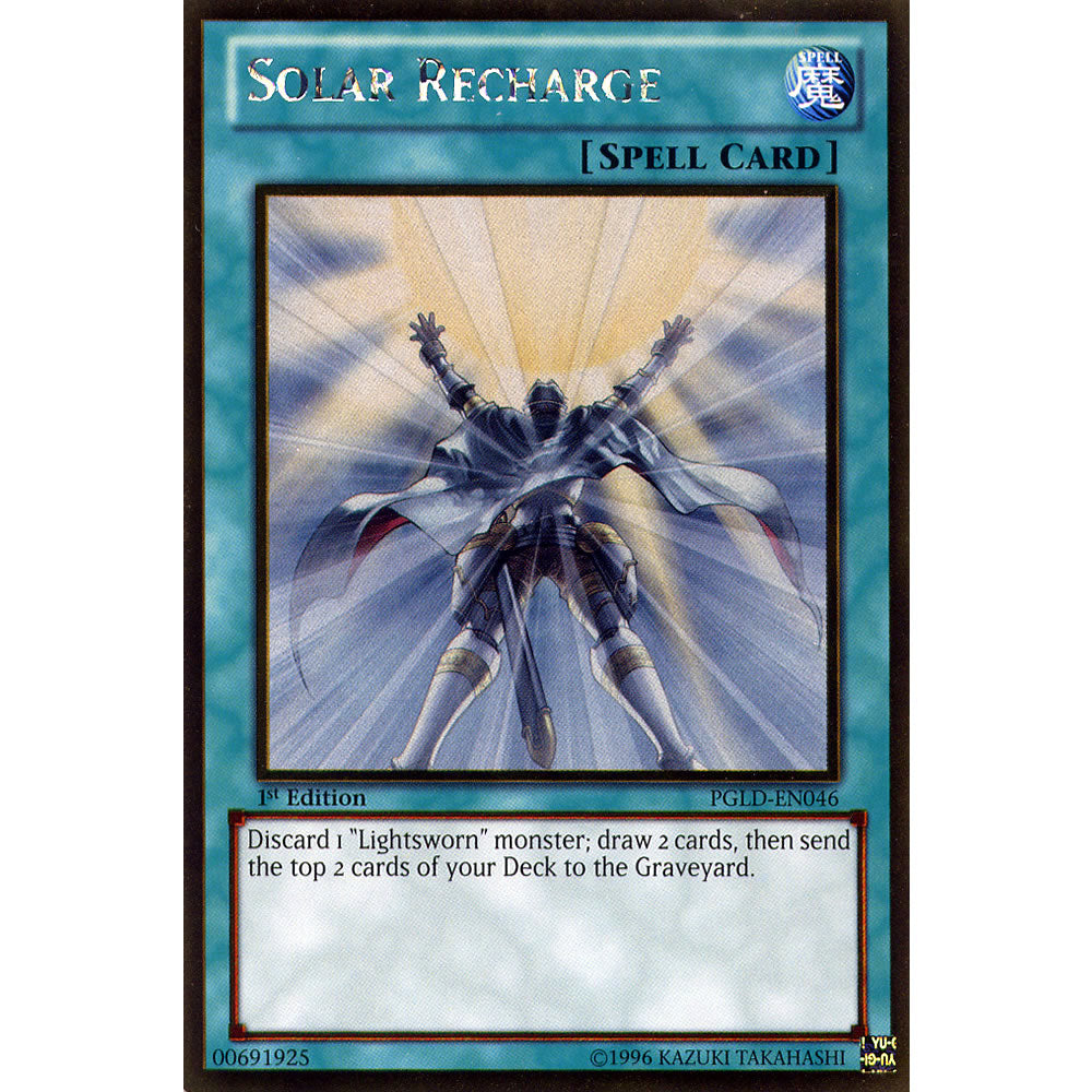Solar Recharge PGLD-EN046 Yu-Gi-Oh! Card from the Premium Gold Set