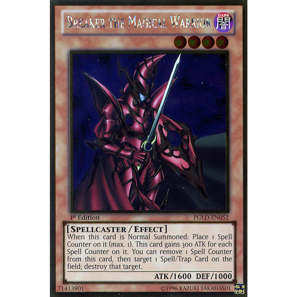 Breaker the Magical Warrior PGLD-EN052 Yu-Gi-Oh! Card from the Premium Gold Set