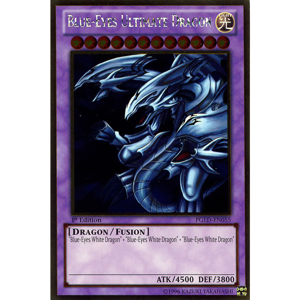 Blue-Eyes Ultimate Dragon PGLD-EN055 Yu-Gi-Oh! Card from the Premium Gold Set
