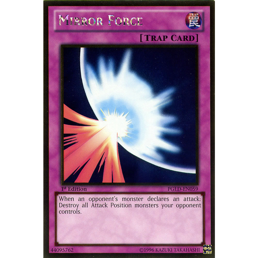 Mirror Force PGLD-EN059 Yu-Gi-Oh! Card from the Premium Gold Set