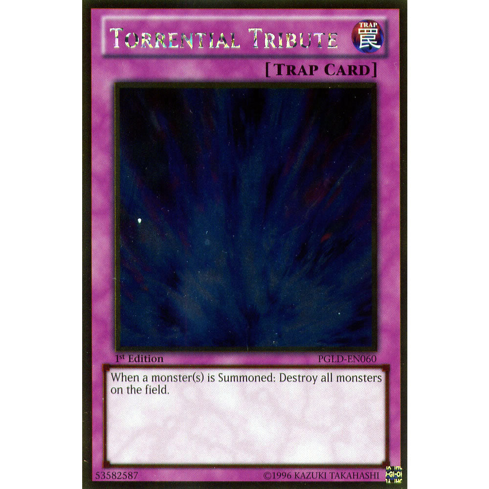 Torrential Tribute PGLD-EN060 Yu-Gi-Oh! Card from the Premium Gold Set