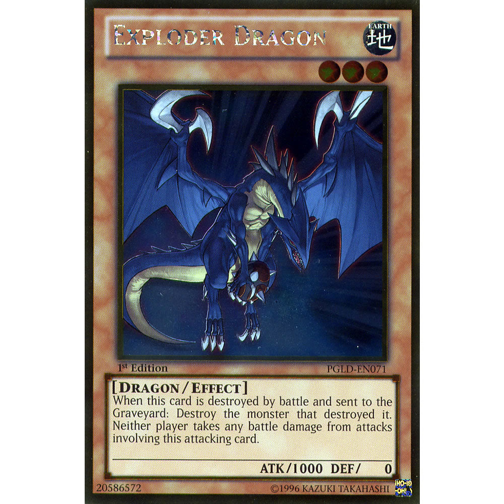 Exploder Dragon PGLD-EN071 Yu-Gi-Oh! Card from the Premium Gold Set