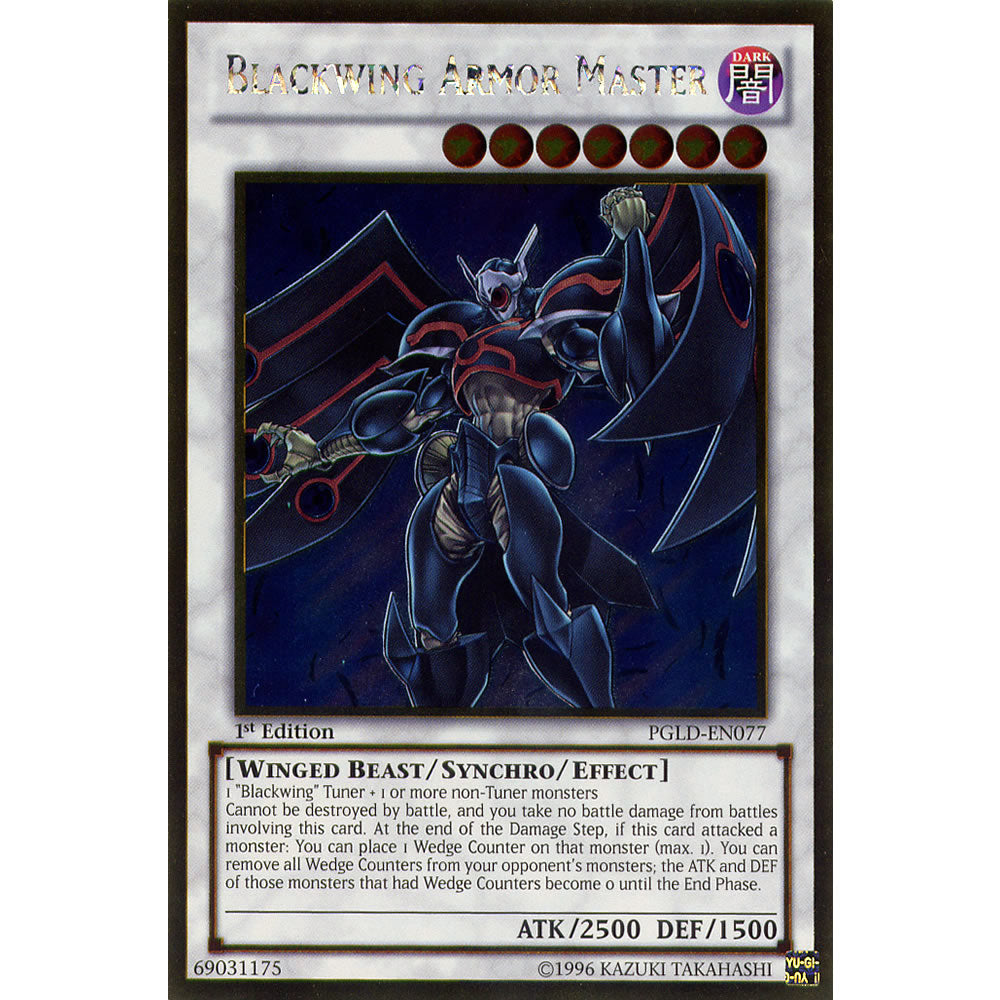 Blackwing Armor Master PGLD-EN077 Yu-Gi-Oh! Card from the Premium Gold Set