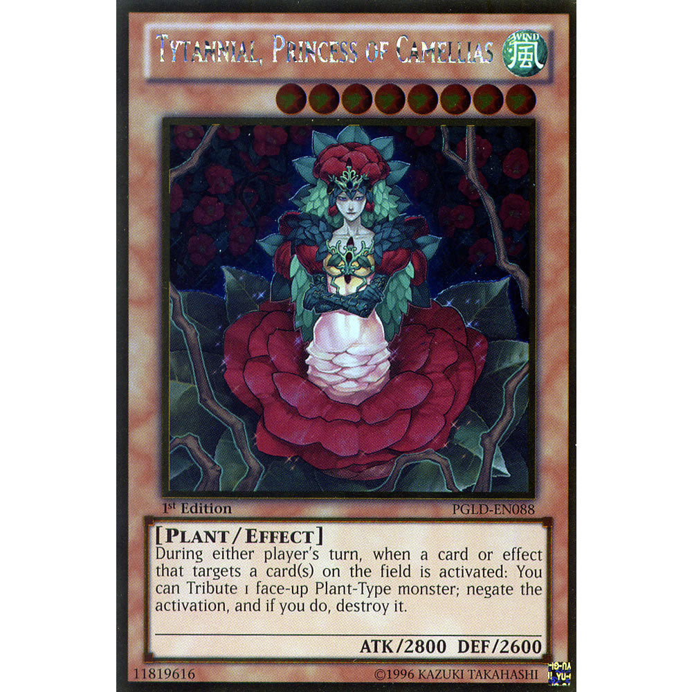 Tytannial, Princess of Camellias PGLD-EN088 Yu-Gi-Oh! Card from the Premium Gold Set