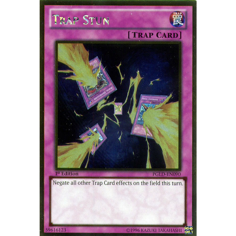 Trap Stun PGLD-EN090 Yu-Gi-Oh! Card from the Premium Gold Set