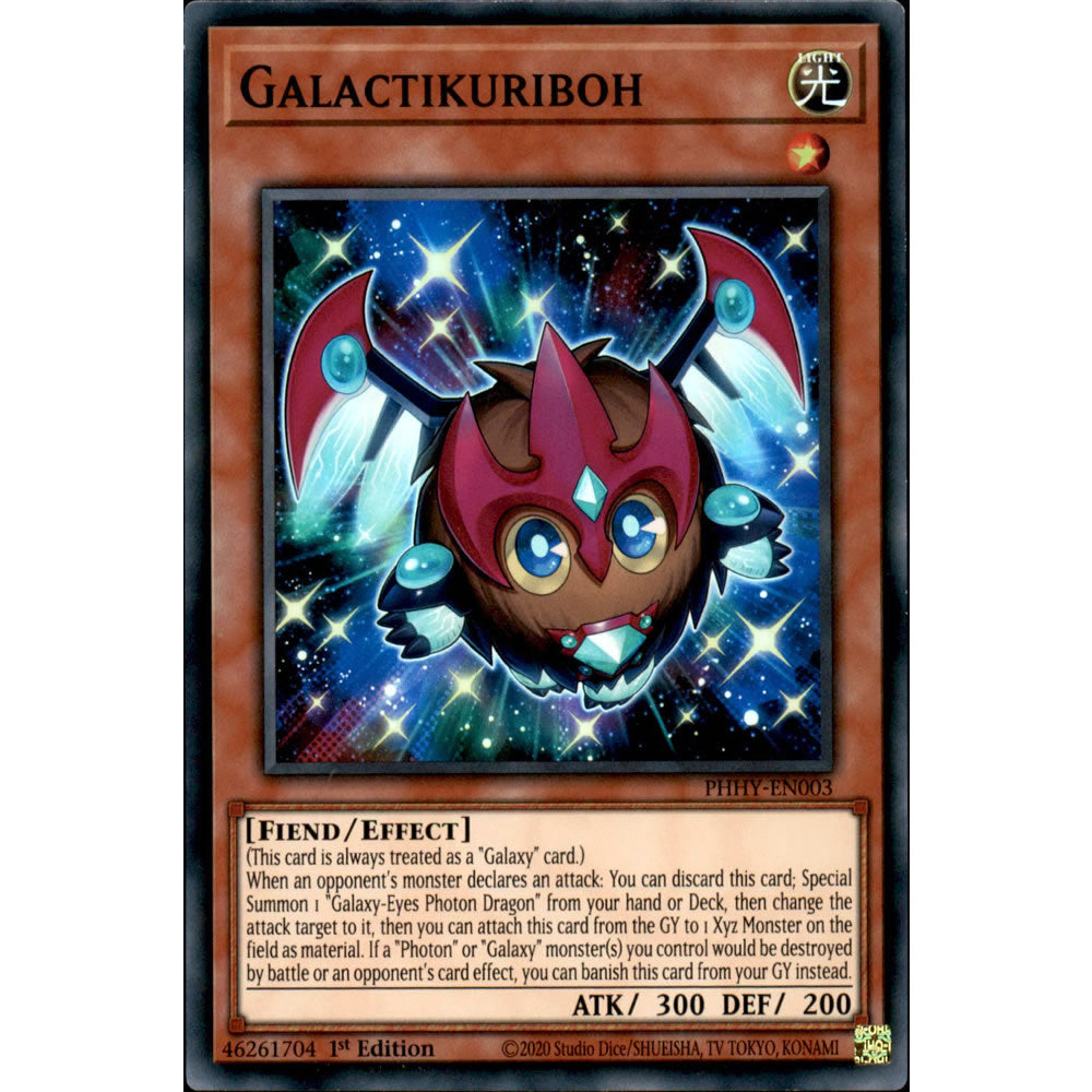 Galactikuriboh PHHY-EN003 Yu-Gi-Oh! Card from the Photon Hypernova Set