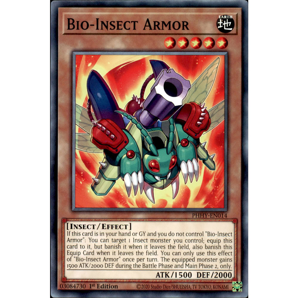 Bio-Insect Armor PHHY-EN014 Yu-Gi-Oh! Card from the Photon Hypernova Set