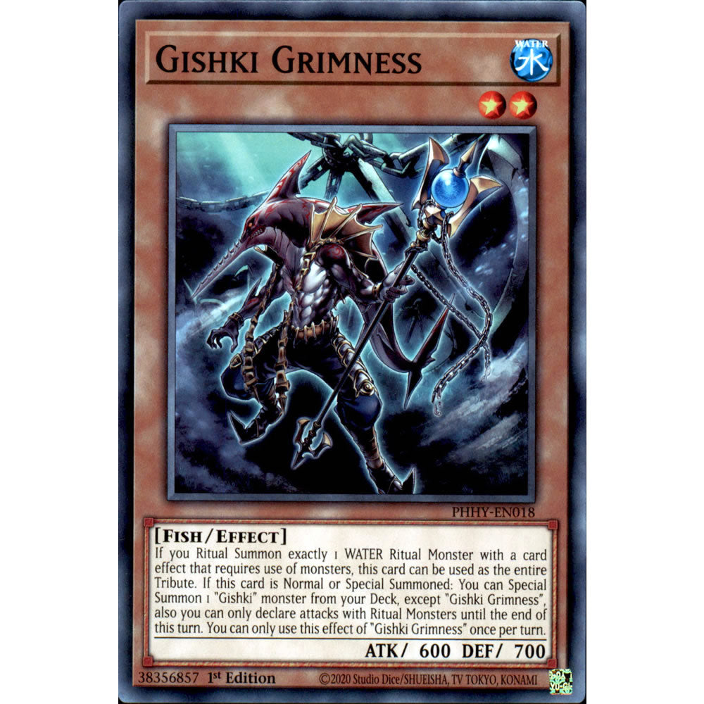 Gishki Grimness PHHY-EN018 Yu-Gi-Oh! Card from the Photon Hypernova Set