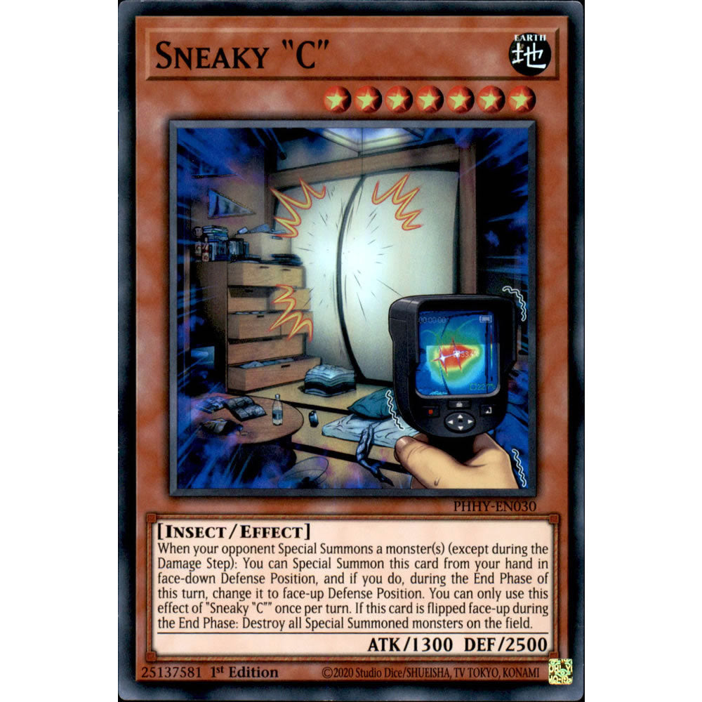 Sneaky C PHHY-EN030 Yu-Gi-Oh! Card from the Photon Hypernova Set