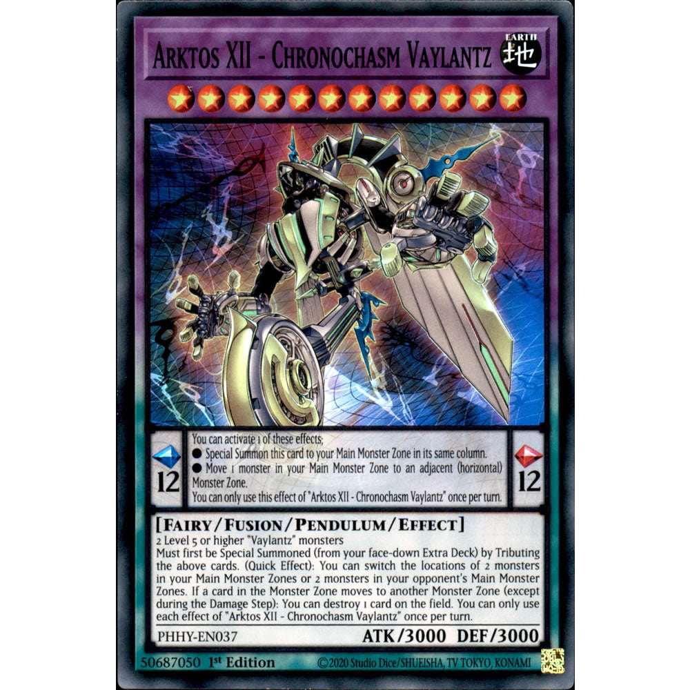 Arktos XII - Chronochasm Vaylantz PHHY-EN037 Yu-Gi-Oh! Card from the Photon Hypernova Set