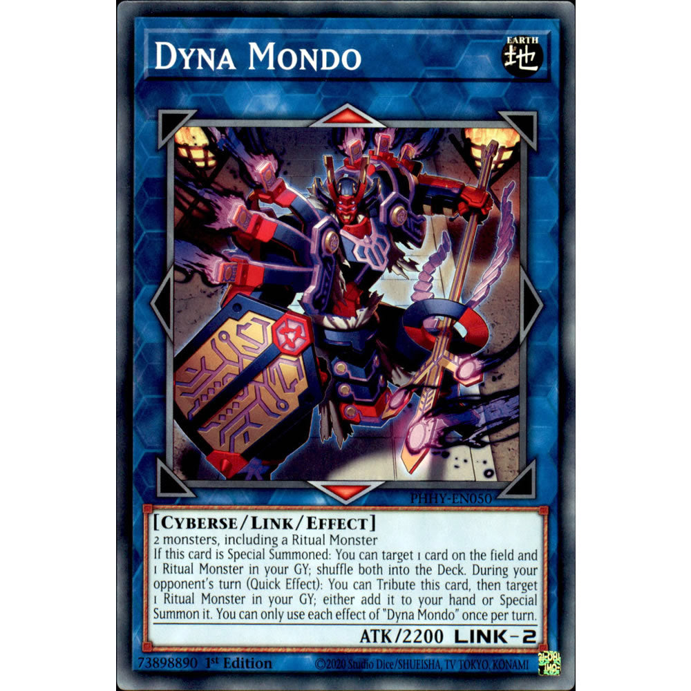 Dyna Mondo PHHY-EN050 Yu-Gi-Oh! Card from the Photon Hypernova Set
