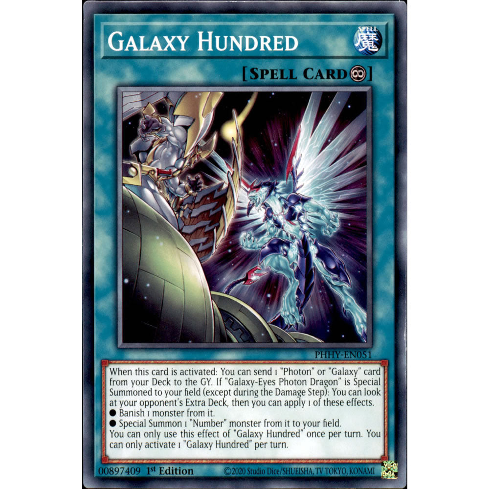 Galaxy Hundred PHHY-EN051 Yu-Gi-Oh! Card from the Photon Hypernova Set