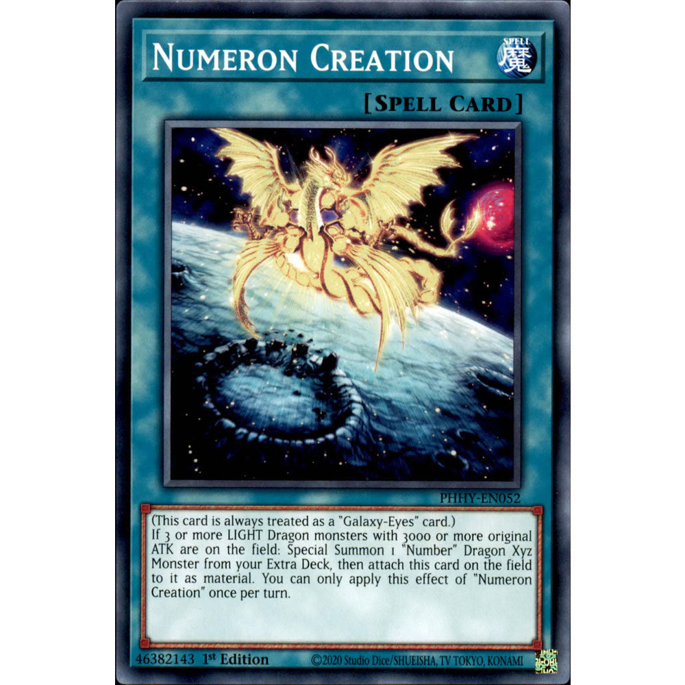 Numeron Creation PHHY-EN052 Yu-Gi-Oh! Card from the Photon Hypernova Set