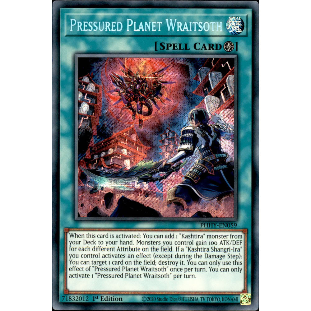 Pressured Planet Wraitsoth PHHY-EN059 Yu-Gi-Oh! Card from the Photon Hypernova Set
