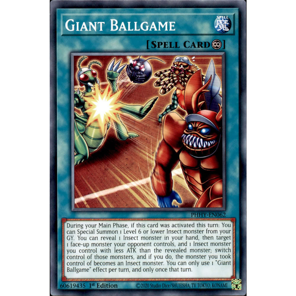 Giant Ballgame PHHY-EN062 Yu-Gi-Oh! Card from the Photon Hypernova Set
