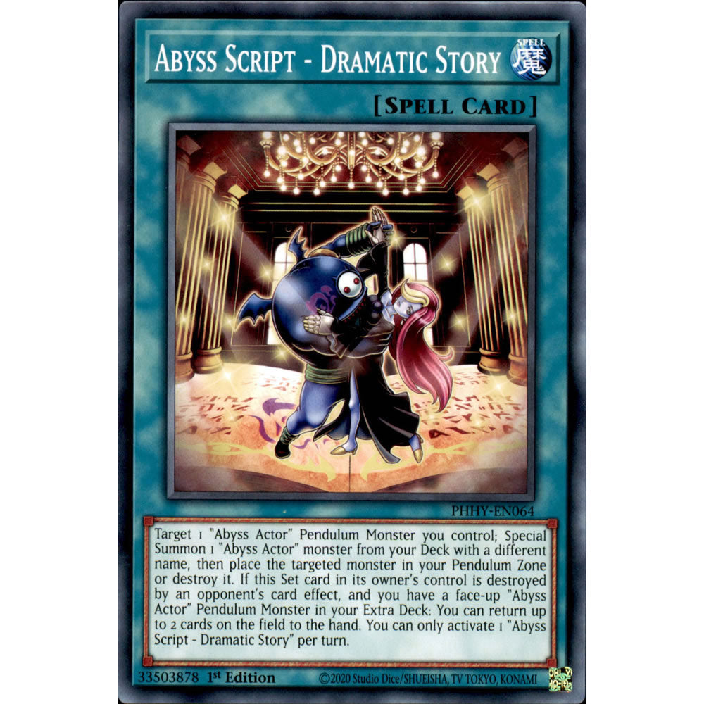 Abyss Script - Dramatic Story PHHY-EN064 Yu-Gi-Oh! Card from the Photon Hypernova Set