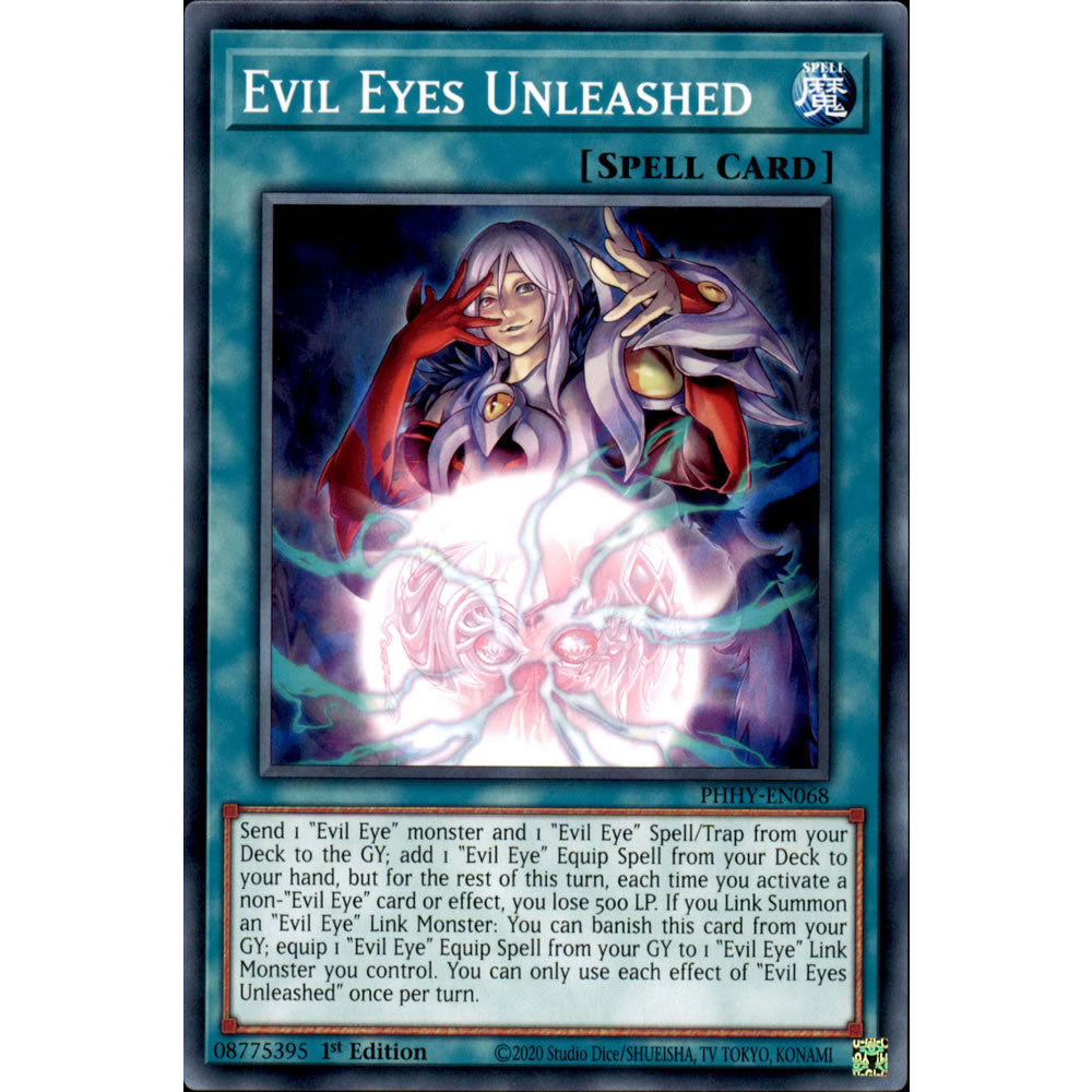Evil Eyes Unleashed PHHY-EN068 Yu-Gi-Oh! Card from the Photon Hypernova Set