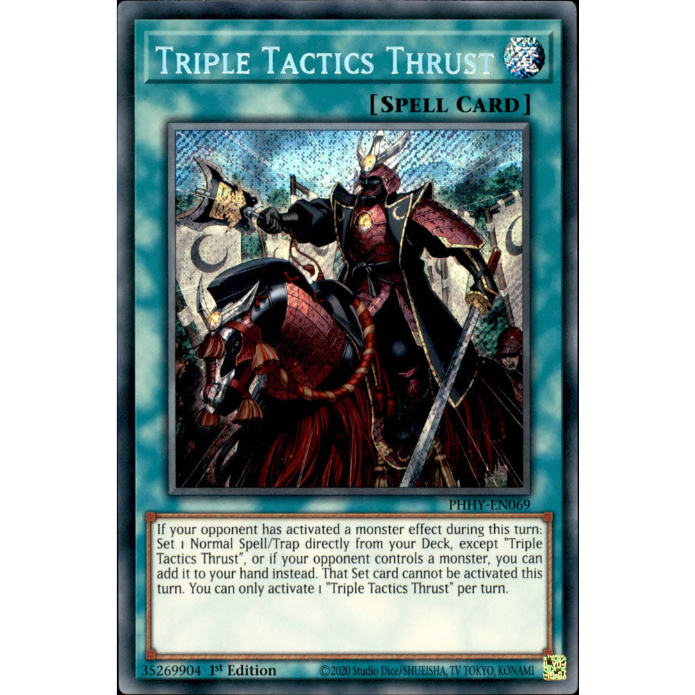 Triple Tactics Thrust PHHY-EN069 Yu-Gi-Oh! Card from the Photon Hypernova Set