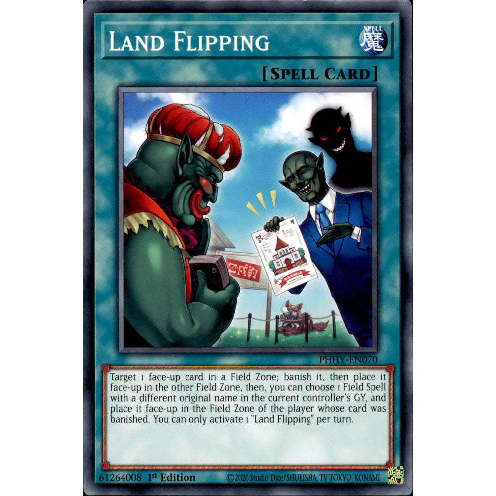 Land Flipping PHHY-EN070 Yu-Gi-Oh! Card from the Photon Hypernova Set