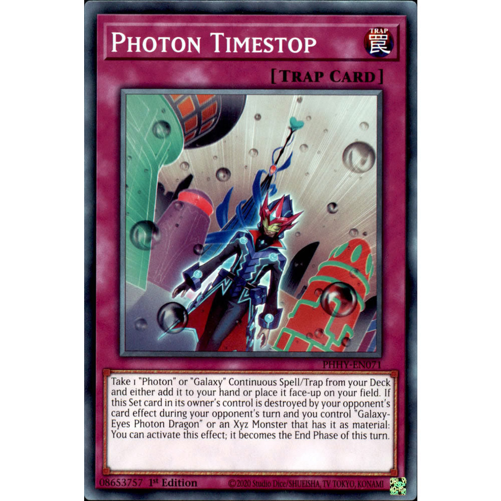 Photon Timestop PHHY-EN071 Yu-Gi-Oh! Card from the Photon Hypernova Set