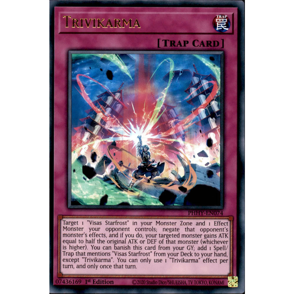 Trivikarma PHHY-EN074 Yu-Gi-Oh! Card from the Photon Hypernova Set