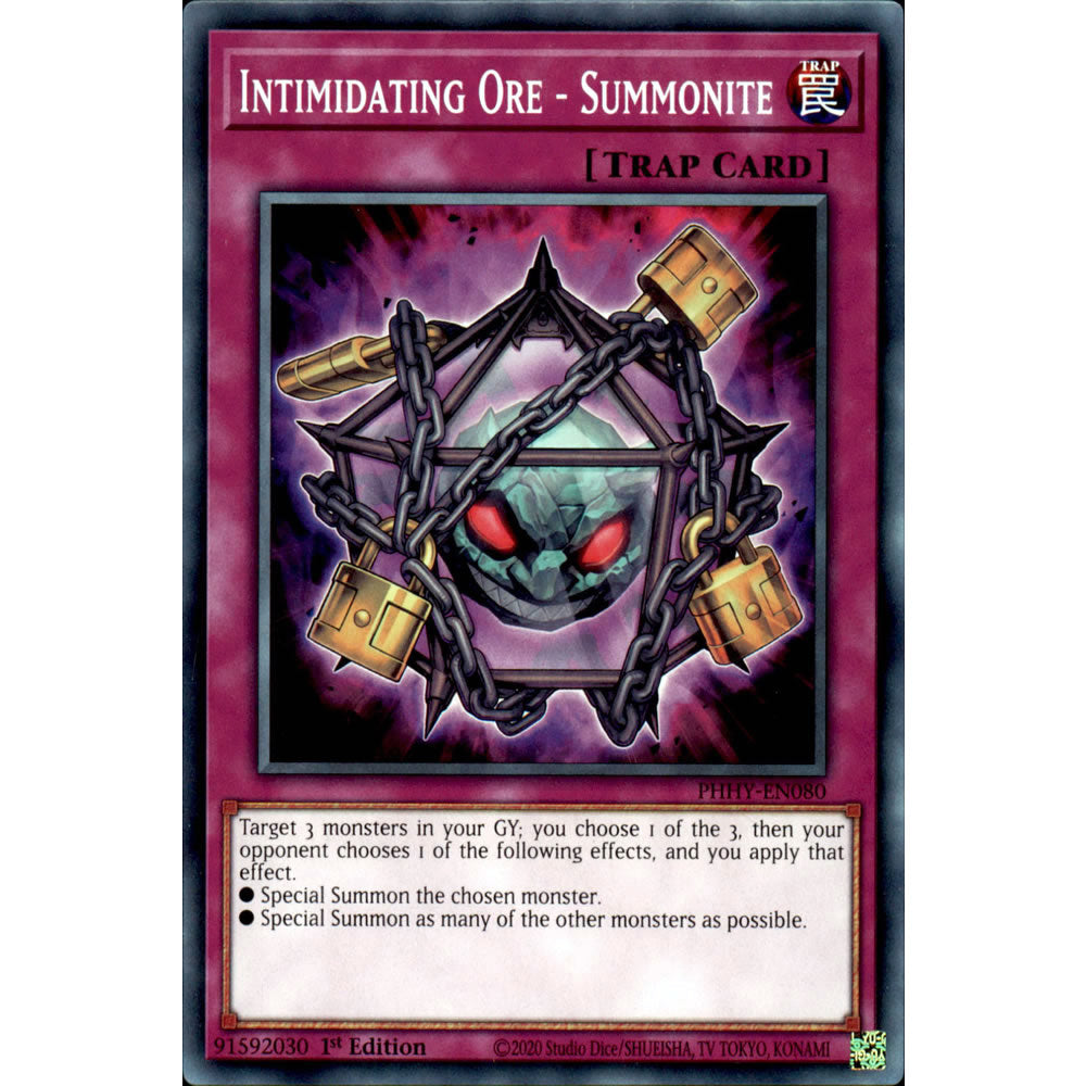Intimidating Ore - Summonite PHHY-EN080 Yu-Gi-Oh! Card from the Photon Hypernova Set