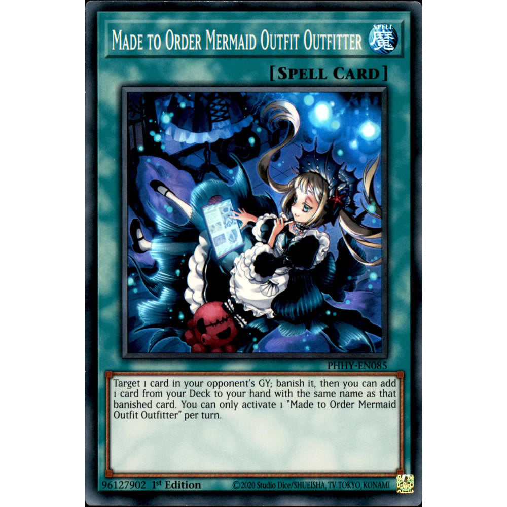 Made to Order Mermaid Outfit Outfitter PHHY-EN085 Yu-Gi-Oh! Card from the Photon Hypernova Set