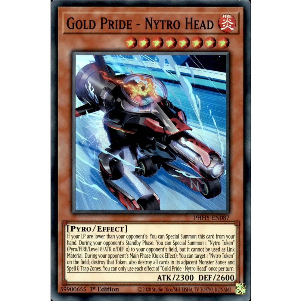 Gold Pride - Nytro Head PHHY-EN087 Yu-Gi-Oh! Card from the Photon Hypernova Set