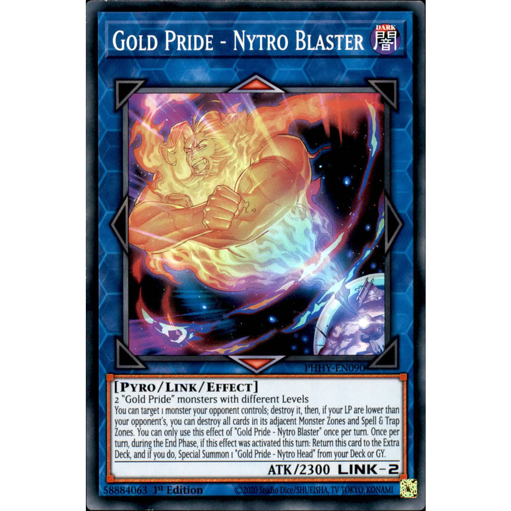 Gold Pride - Nytro Blaster PHHY-EN090 Yu-Gi-Oh! Card from the Photon Hypernova Set