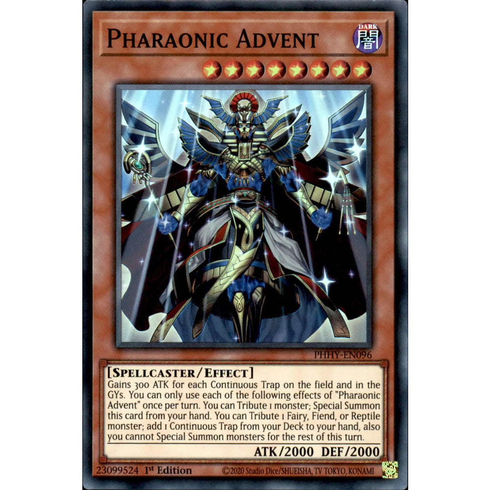 Pharaonic Advent PHHY-EN096 Yu-Gi-Oh! Card from the Photon Hypernova Set