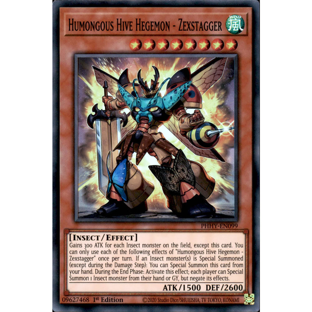 Humongous Hive Hegemon - Zexstagger PHHY-EN099 Yu-Gi-Oh! Card from the Photon Hypernova Set