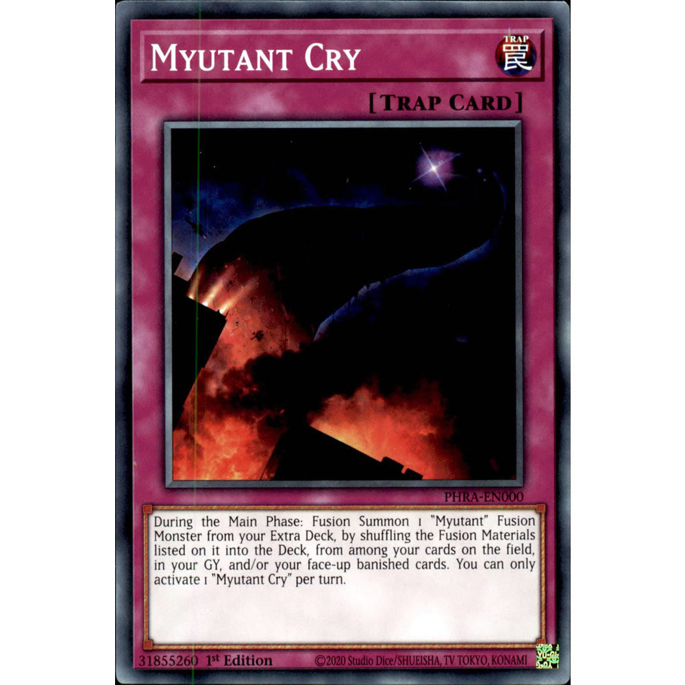 Myutant Cry PHRA-EN000 Yu-Gi-Oh! Card from the Phantom Rage Set