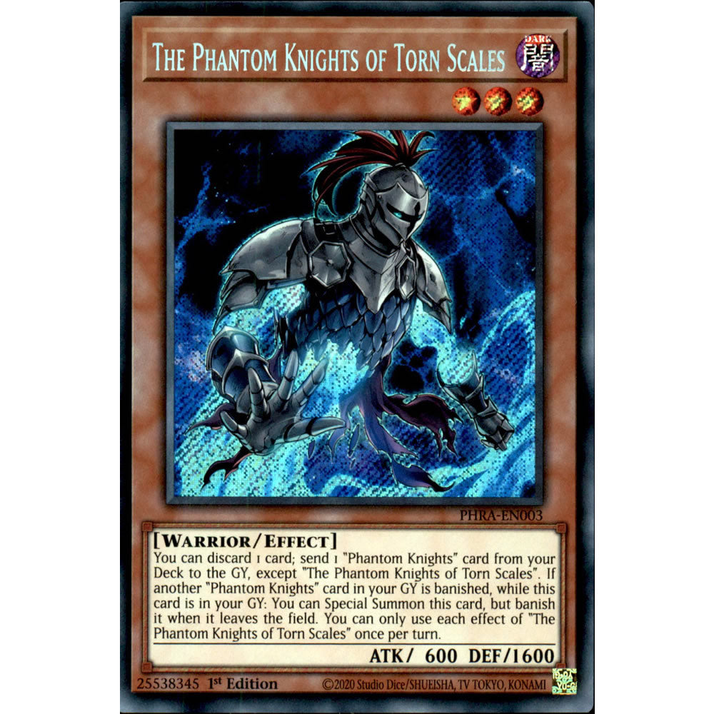 The Phantom Knights of Torn Scales PHRA-EN003 Yu-Gi-Oh! Card from the Phantom Rage Set