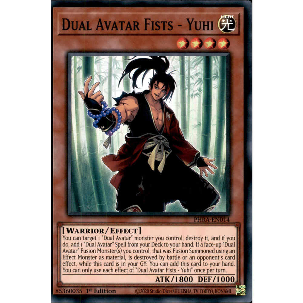 Dual Avatar Fists - Yuhi PHRA-EN014 Yu-Gi-Oh! Card from the Phantom Rage Set