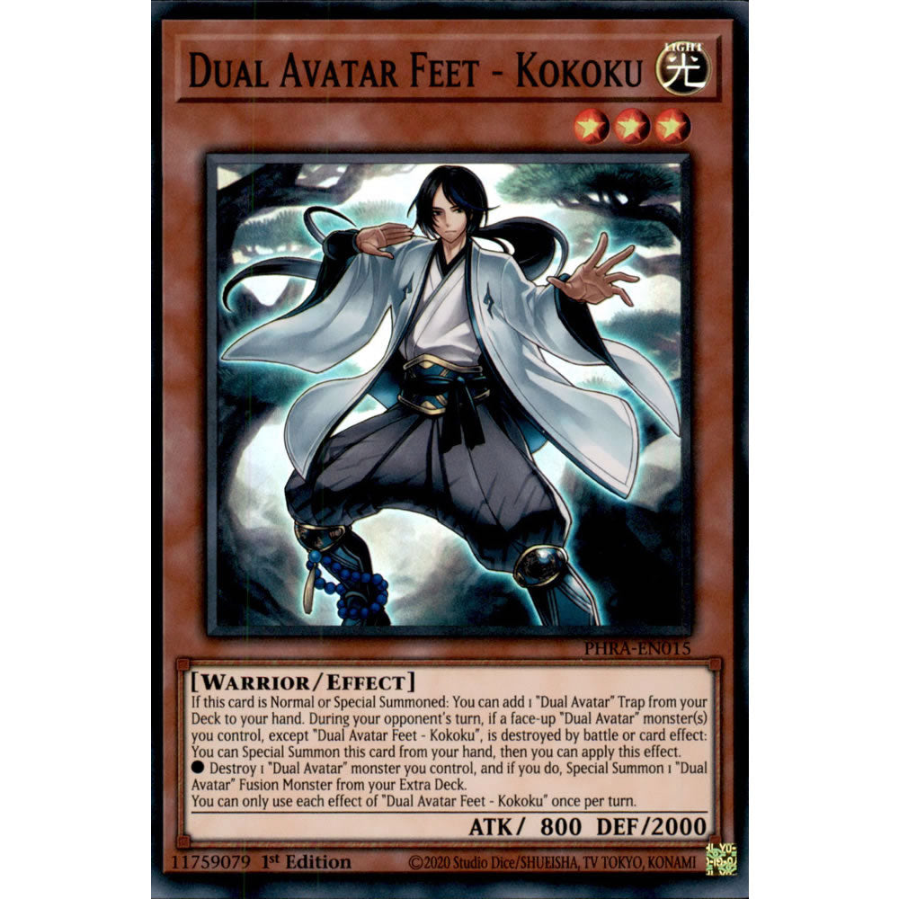 Dual Avatar Feet - Kokoku PHRA-EN015 Yu-Gi-Oh! Card from the Phantom Rage Set