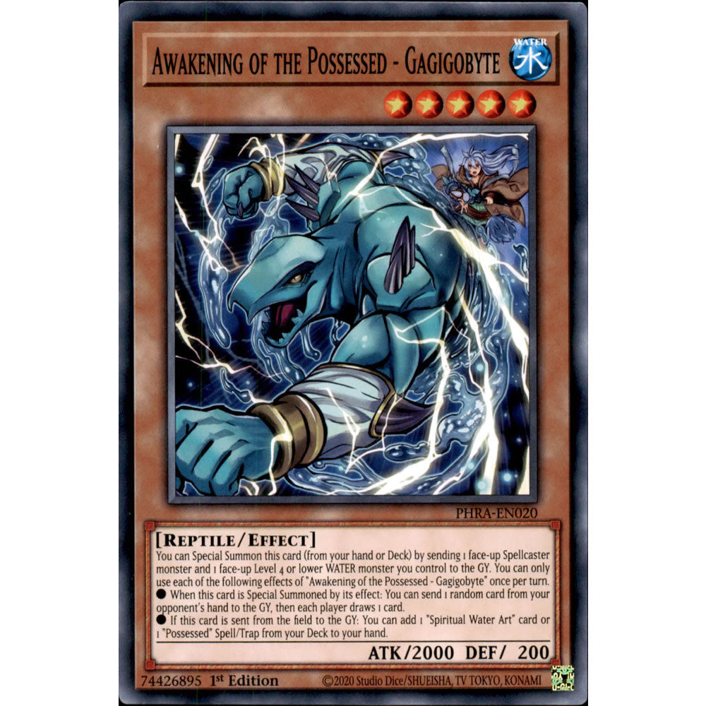 Awakening of the Possessed - Gagigobyte PHRA-EN020 Yu-Gi-Oh! Card from the Phantom Rage Set