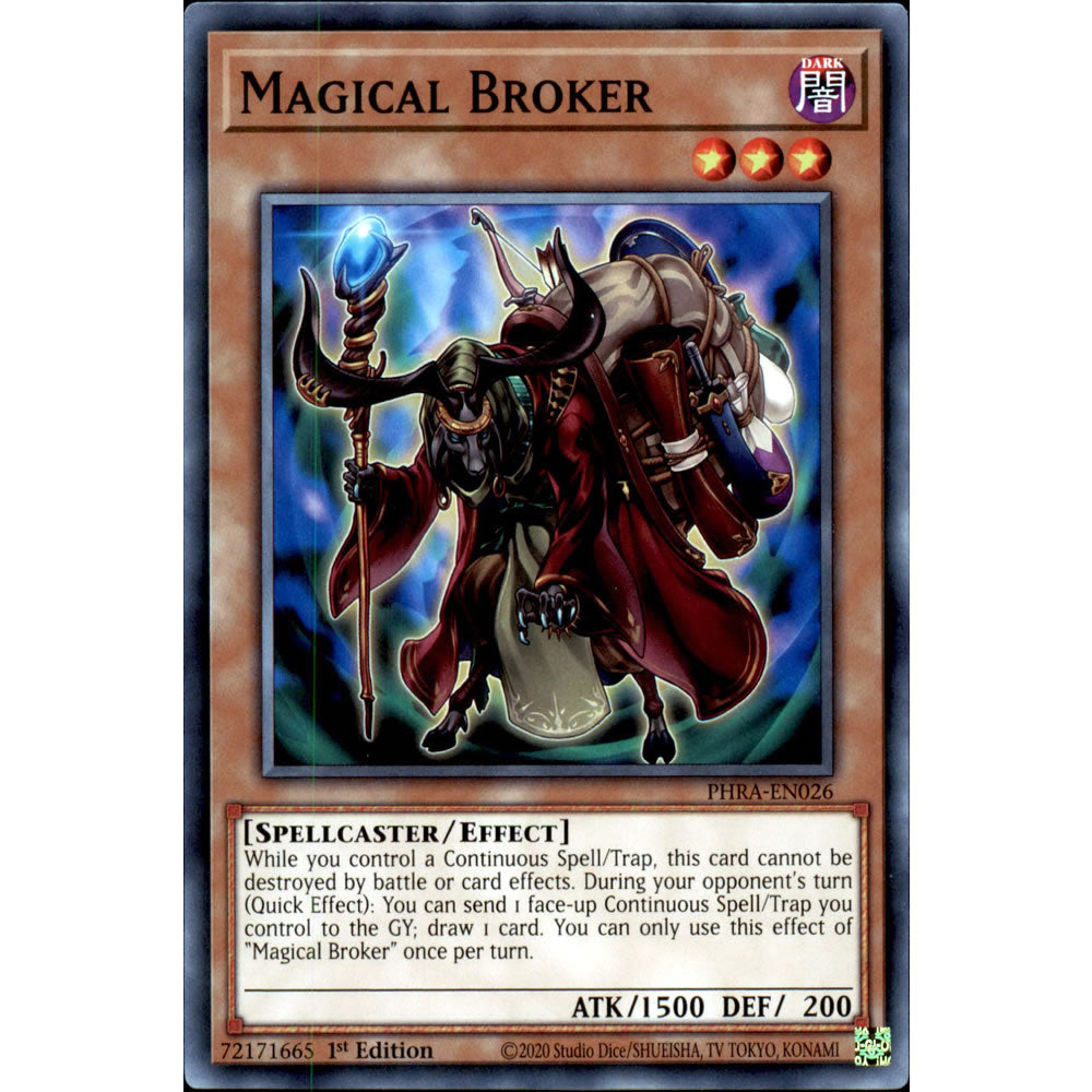 Magical Broker PHRA-EN026 Yu-Gi-Oh! Card from the Phantom Rage Set