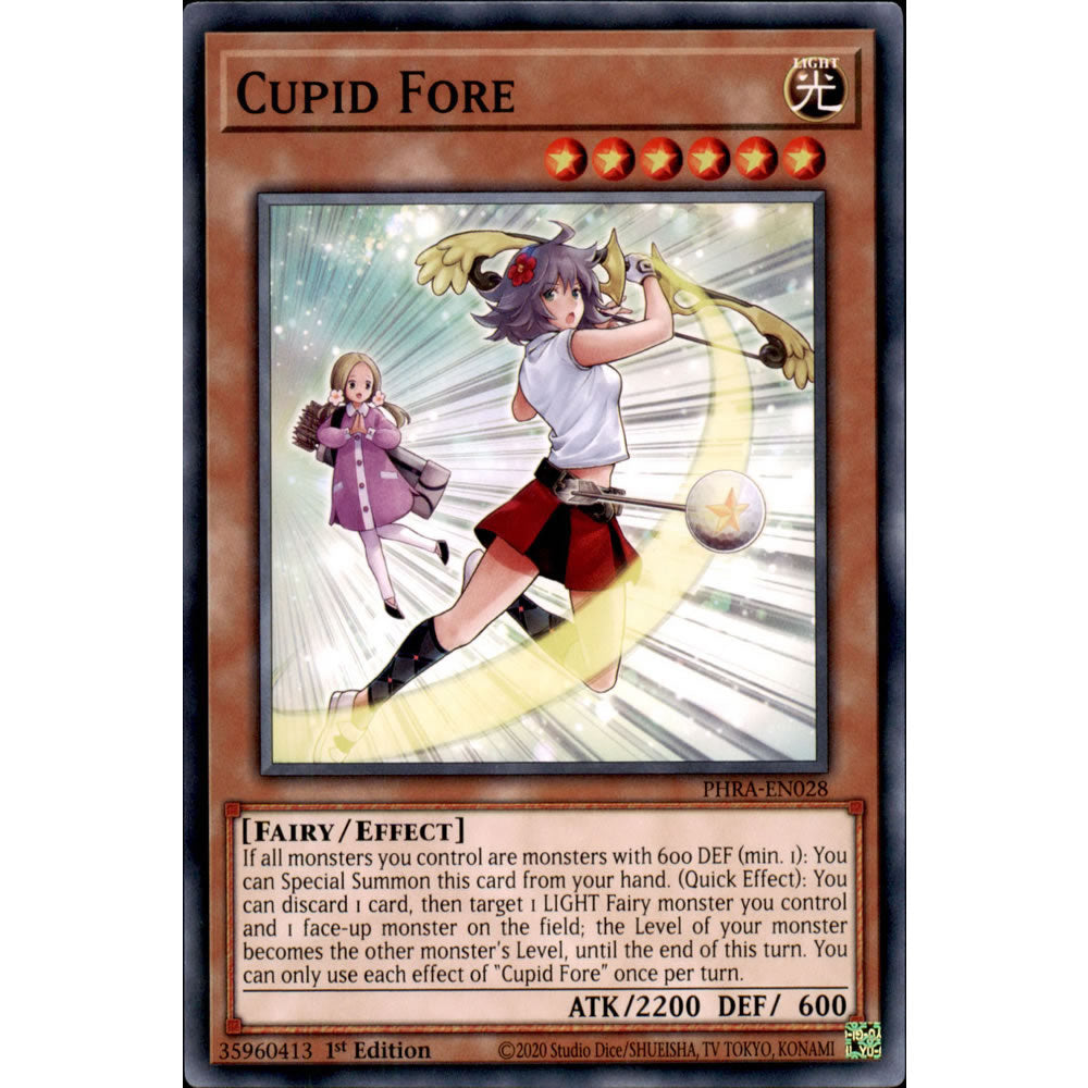 Cupid Fore PHRA-EN028 Yu-Gi-Oh! Card from the Phantom Rage Set