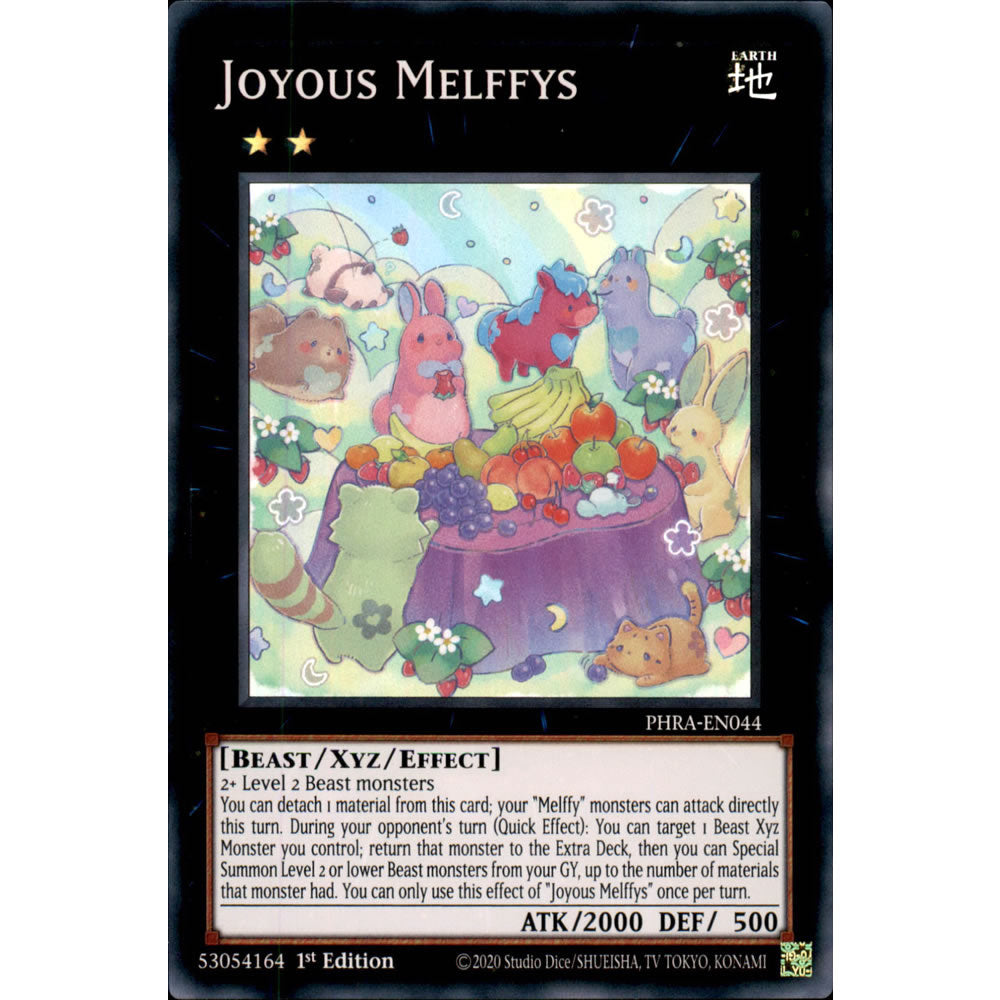 Joyous Melffys PHRA-EN044 Yu-Gi-Oh! Card from the Phantom Rage Set