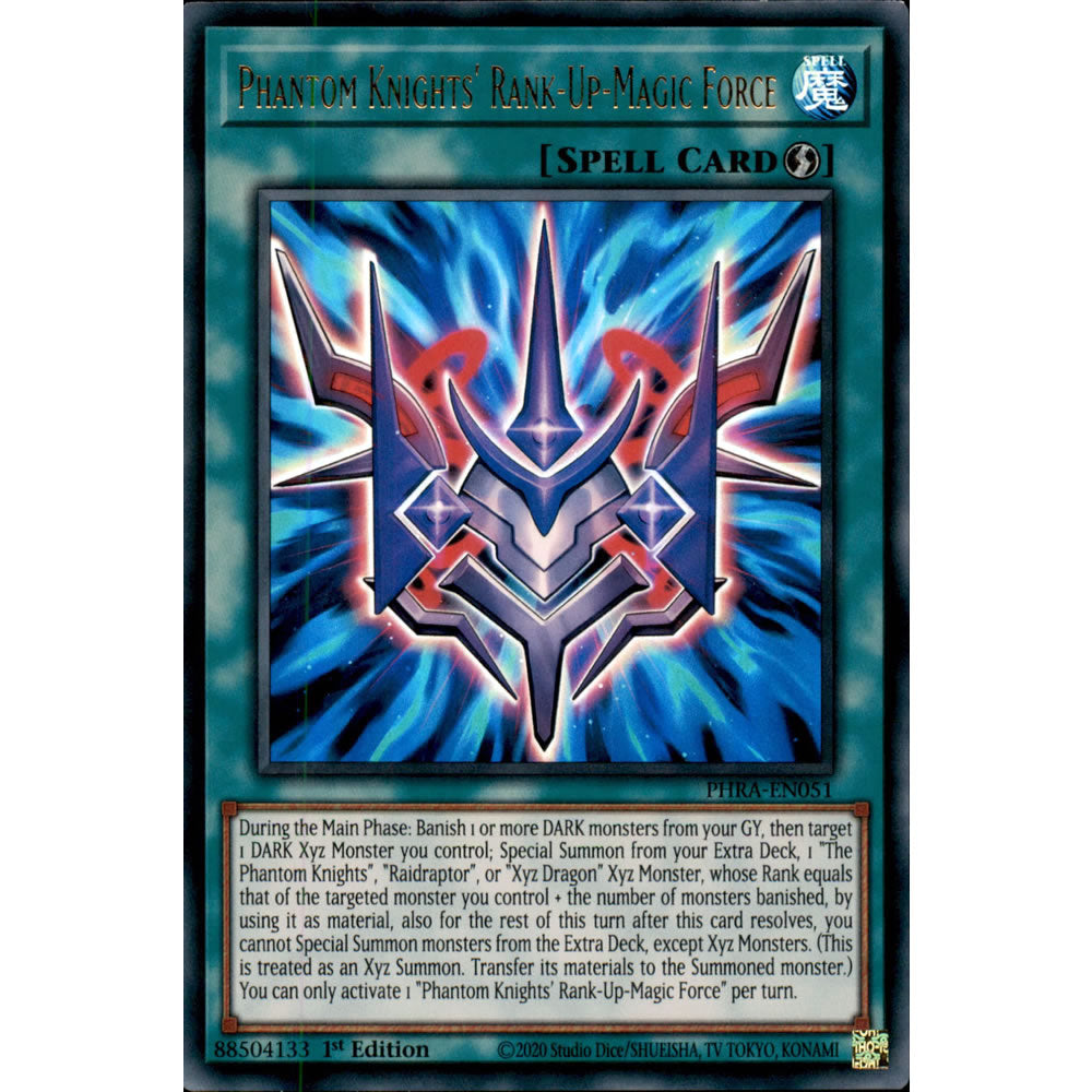 Phantom Knights' Rank-Up-Magic Force PHRA-EN051 Yu-Gi-Oh! Card from the Phantom Rage Set