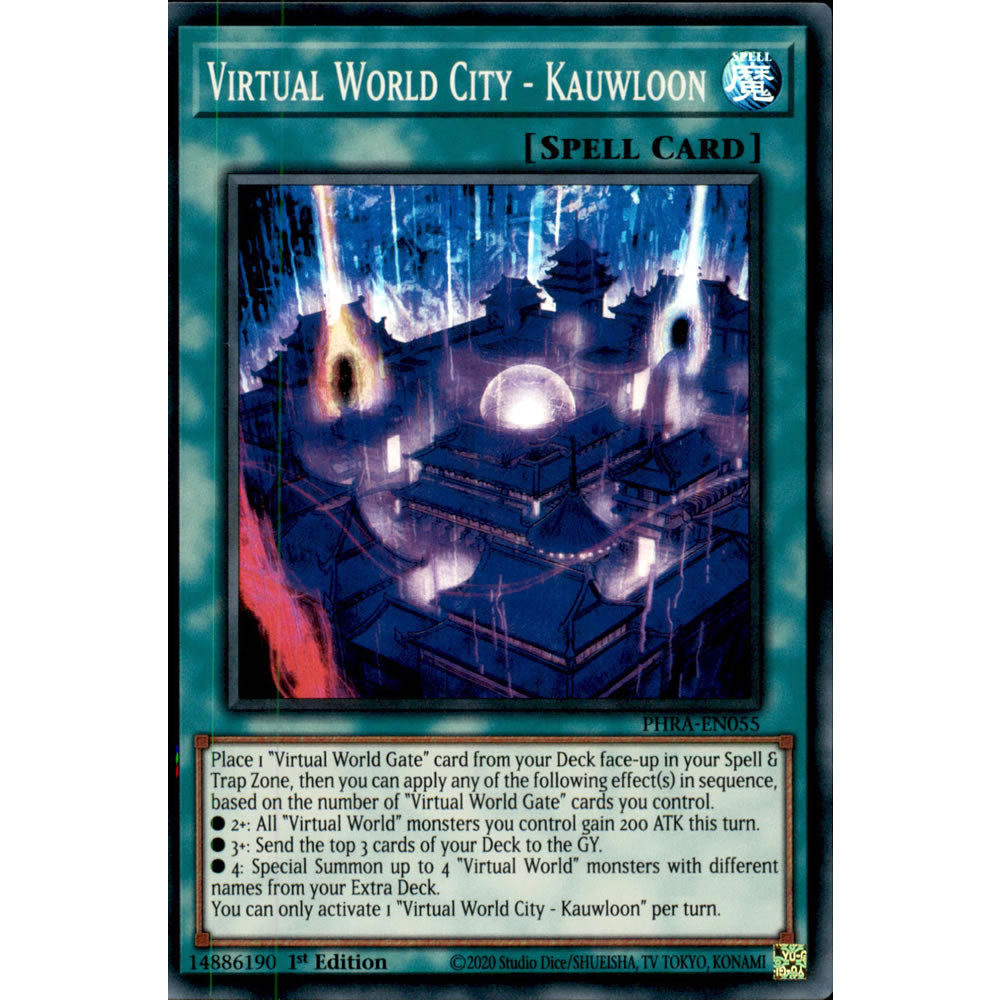Virtual World City - Kauwloon PHRA-EN055 Yu-Gi-Oh! Card from the Phantom Rage Set