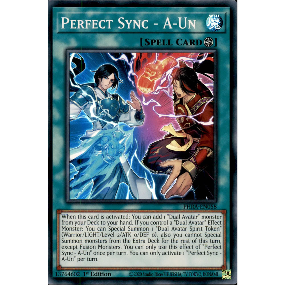 Perfect Synch - A-Un PHRA-EN058 Yu-Gi-Oh! Card from the Phantom Rage Set