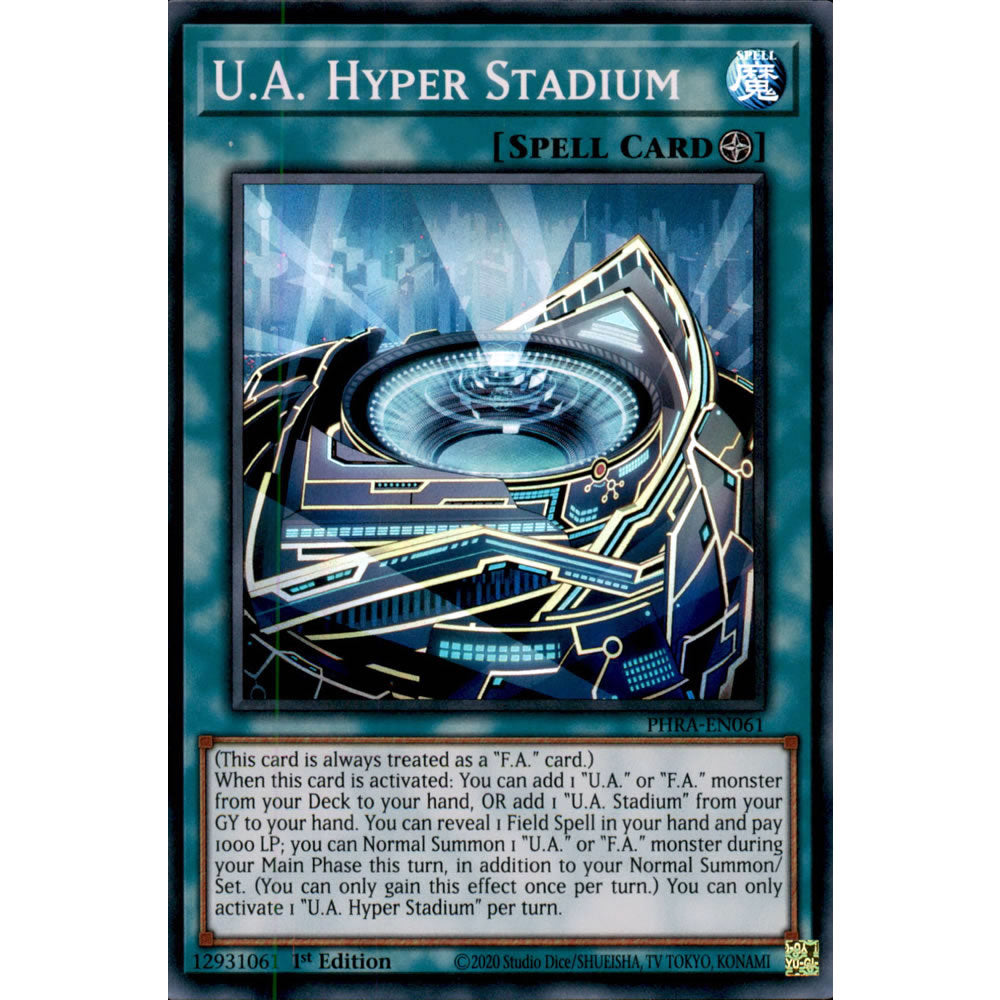 U.A. Hyper Stadium PHRA-EN061 Yu-Gi-Oh! Card from the Phantom Rage Set