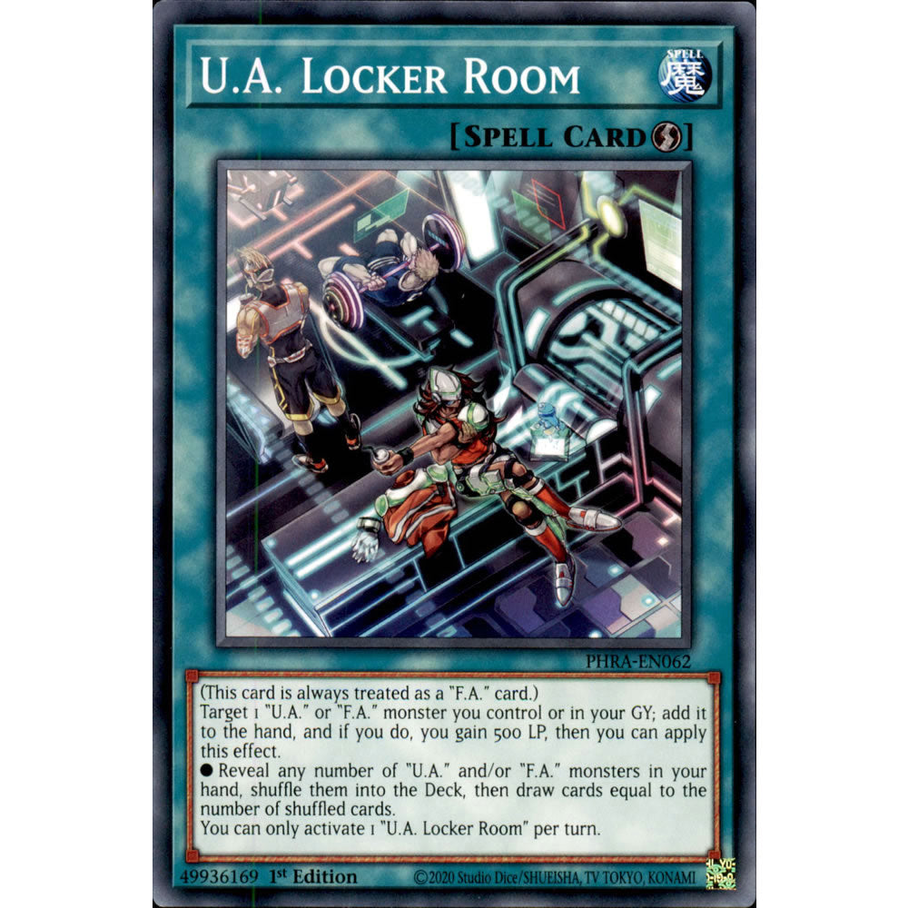 U.A. Locker Room PHRA-EN062 Yu-Gi-Oh! Card from the Phantom Rage Set